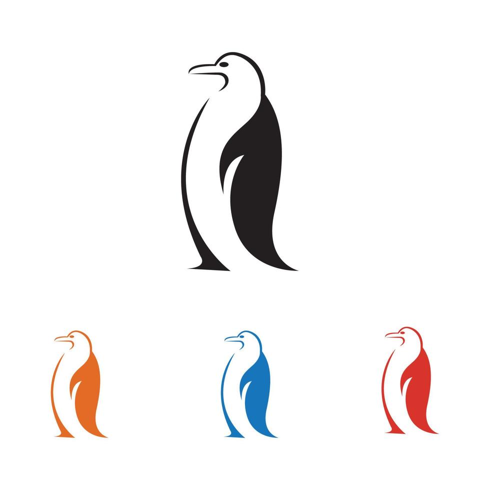 pinguïn logo afbeelding vector