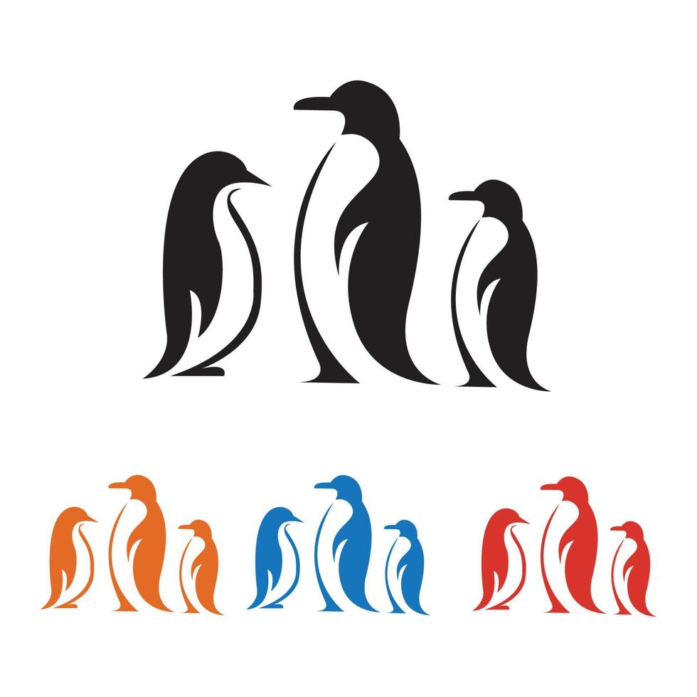 pinguïn logo afbeelding vector