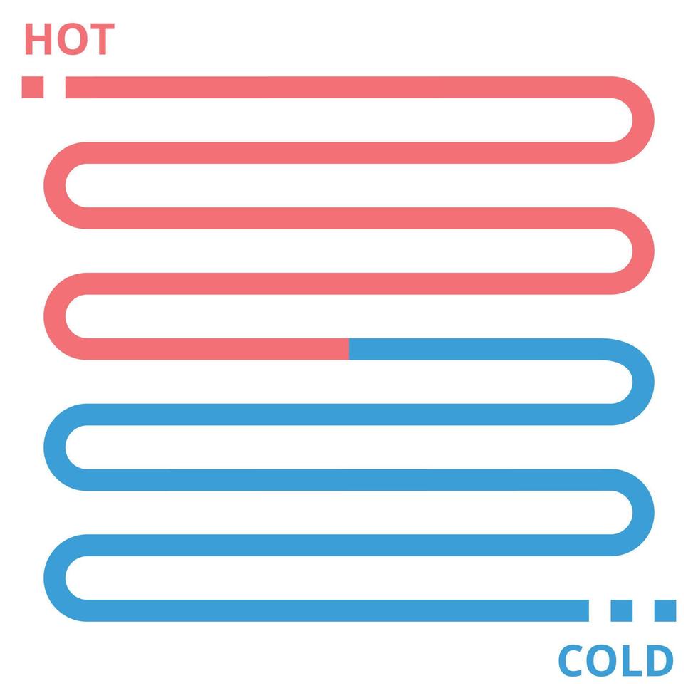 thermodynamica pictogram vectorillustratie. vector