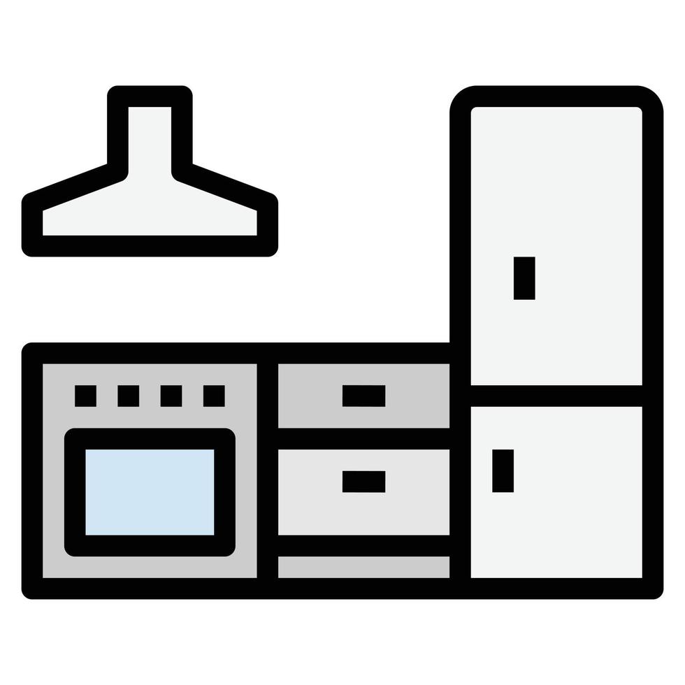 keuken pictogram vectorillustratie. vector