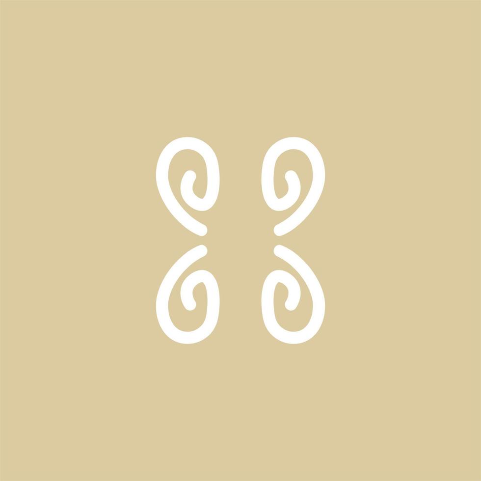 esthetisch minimalistisch logo-ontwerp geschikt voor uw logo vector