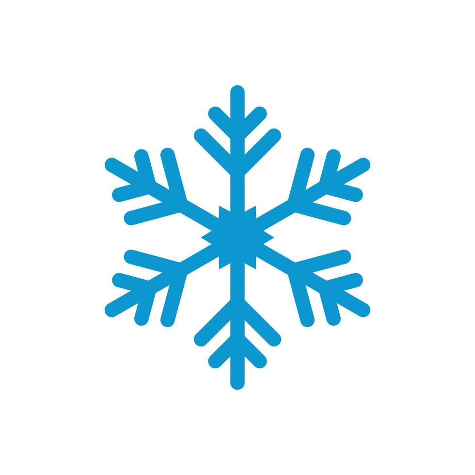 vector sneeuwvlokken pictogram sjabloon zwarte kleur bewerkbaar. vector sneeuwvlokken pictogram symbool platte vectorillustratie voor grafisch en webdesign.