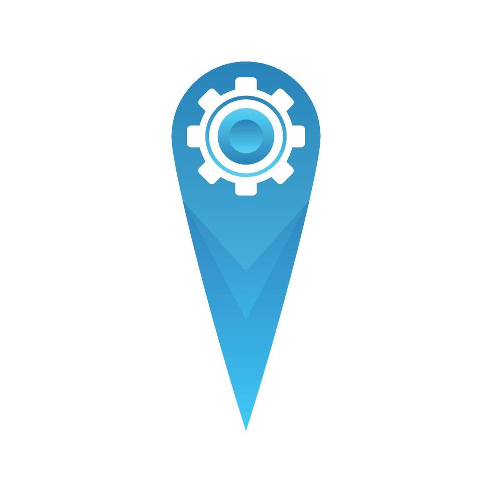 locatie service logo element ontwerp sjabloon pictogram vector