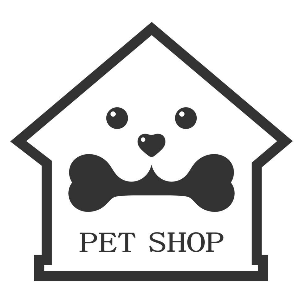 dierenwinkel logo afbeelding vector