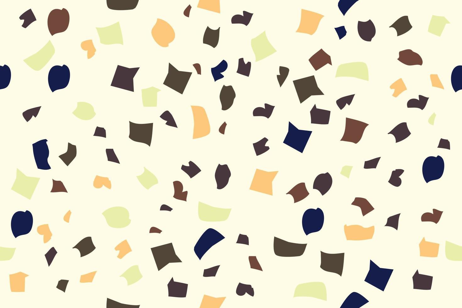 terrazzo naadloos patroon met kleurrijke rotsstukken. De textuur van de stenen vloer. vector illustratie