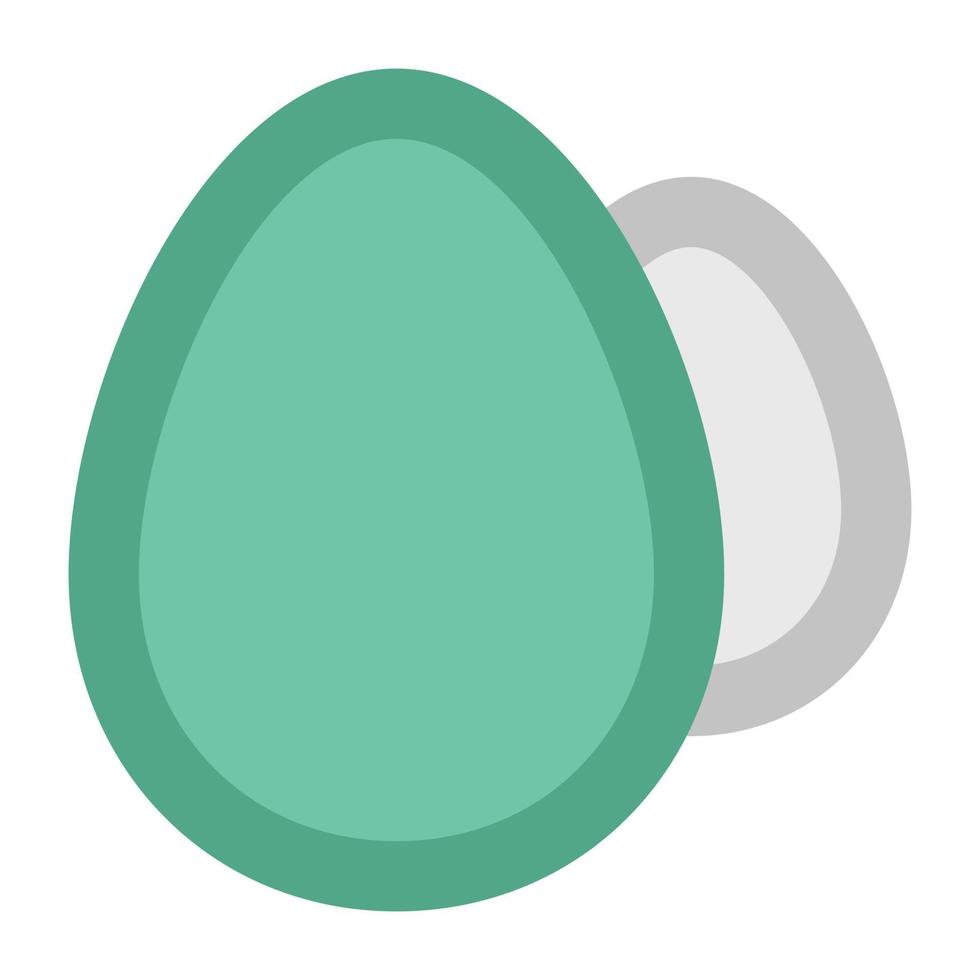 trendy eieren concepten vector