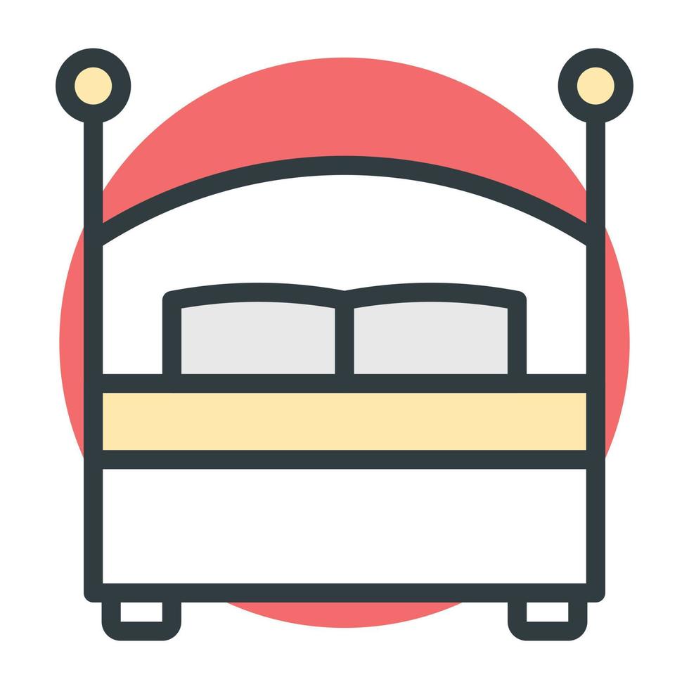 trendy bedconcepten vector