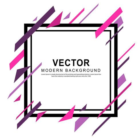 Modern Vectorbanner Abstract Ontwerp vector
