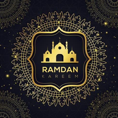 Abstracte Ramadan islamitische achtergrond vector