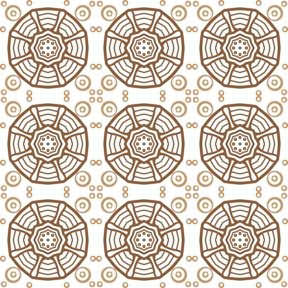 vintage keramische mozaïektegelpatroon vector