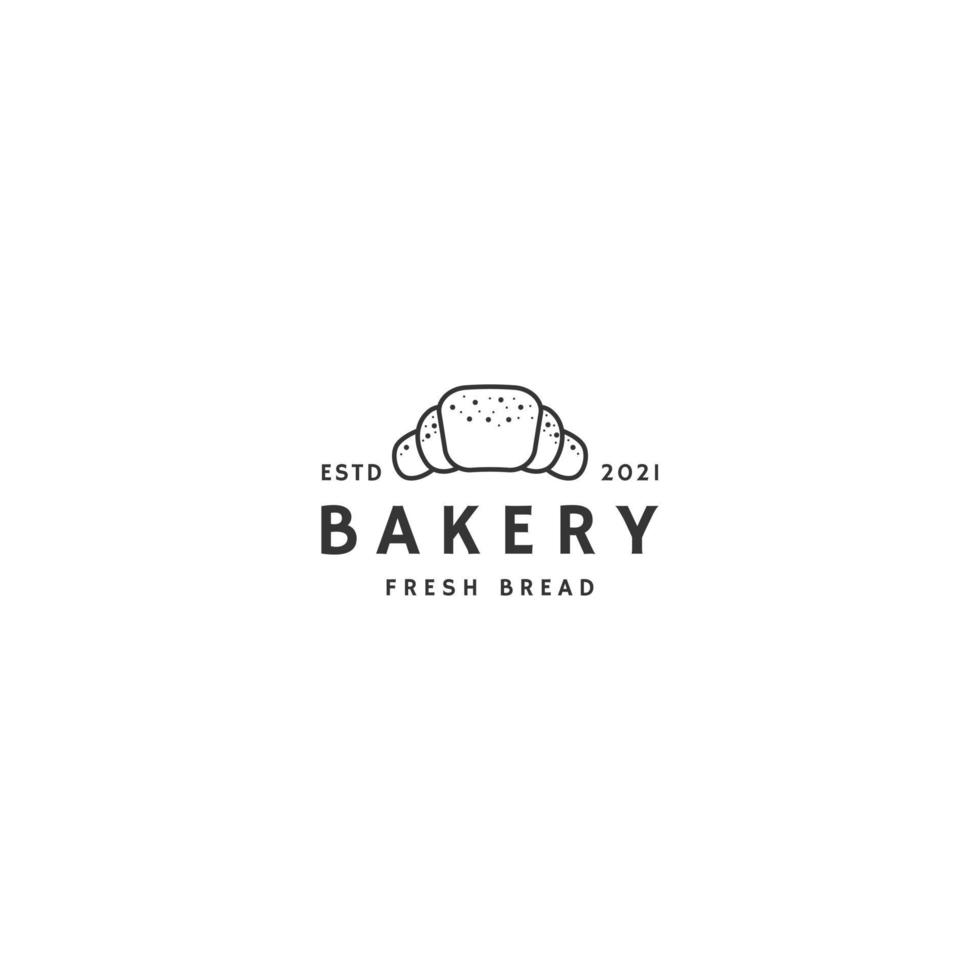 bakkerij vers brood logo pictogram teken symbool ontwerp vector