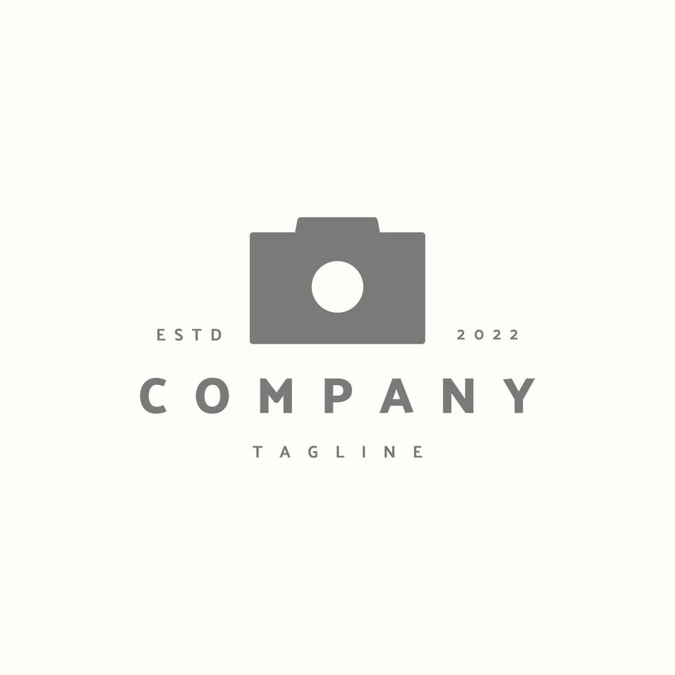 camera premium pictogram teken symbool. hipster vintage logo vector