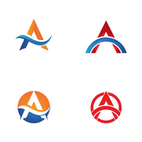 Een briefsjabloon Logo vector