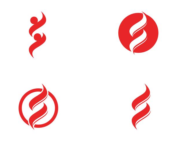 S logo zakelijke vector sets