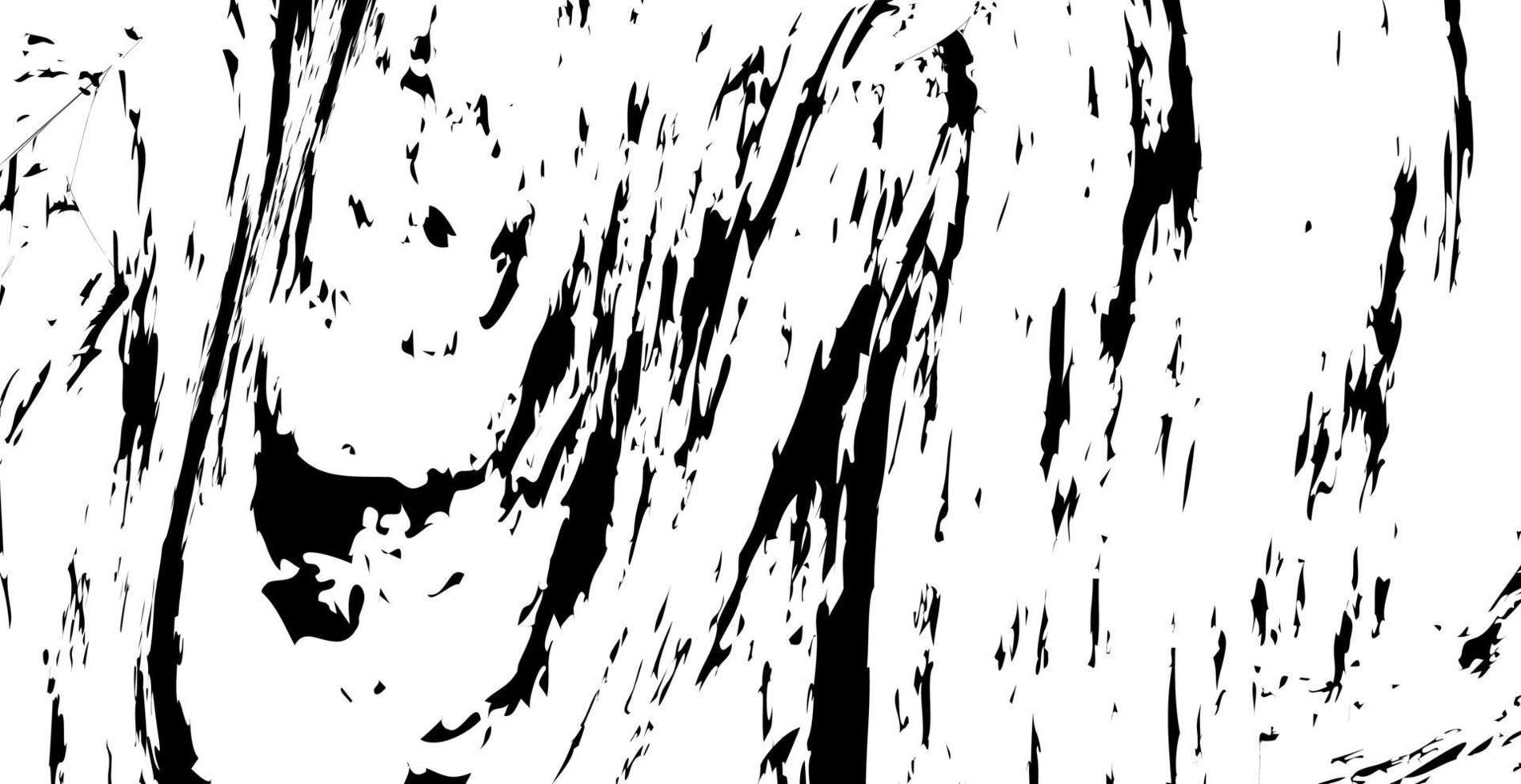 panoramische grunge achtergrond zwart-wit textuur - vector