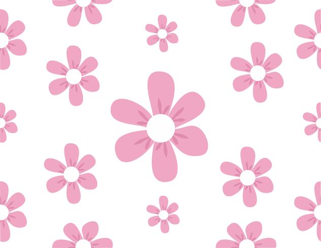 schattig bloemenpatroon vector