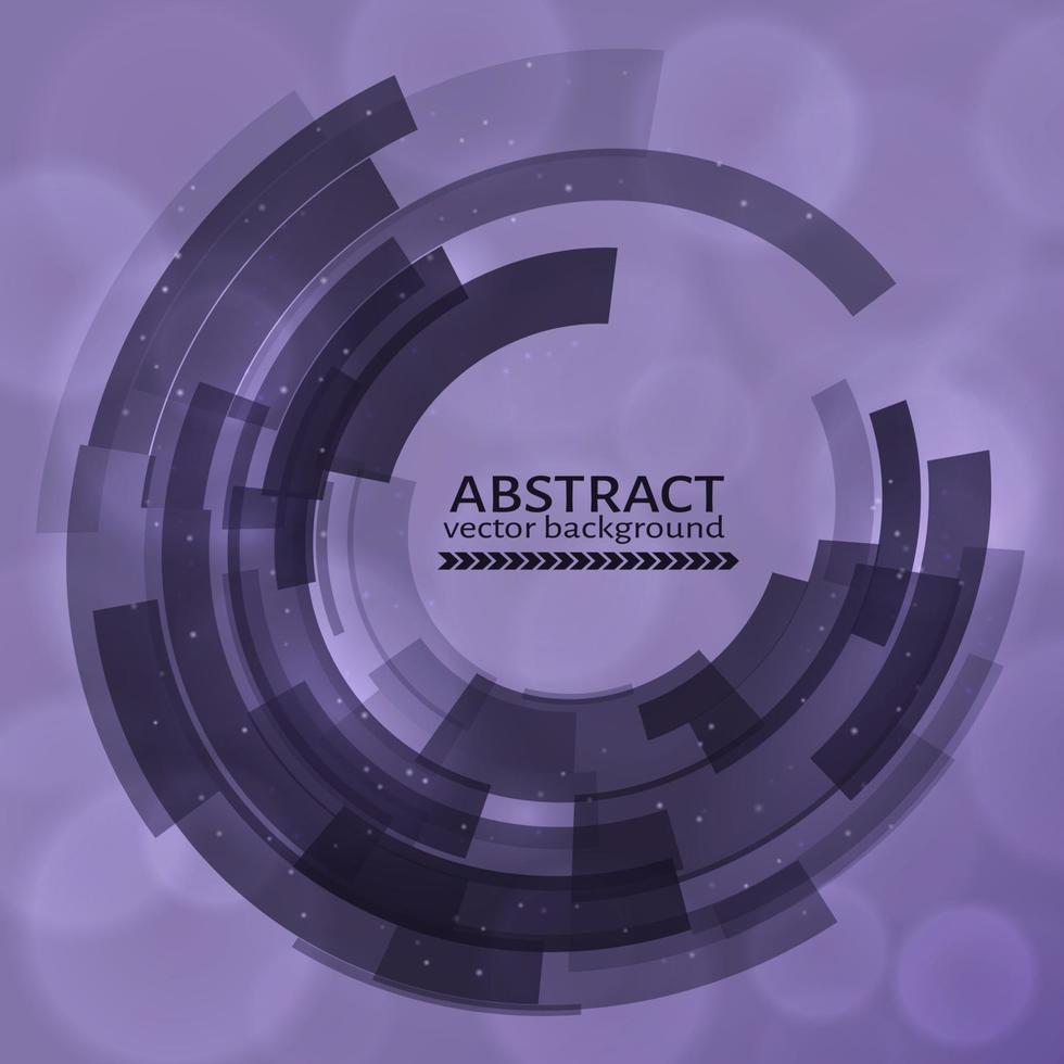 ultra violet technologie abstracte cirkel achtergrond. gemakkelijk te bewerken ontwerpsjabloon voor uw zakelijke projecten. vector
