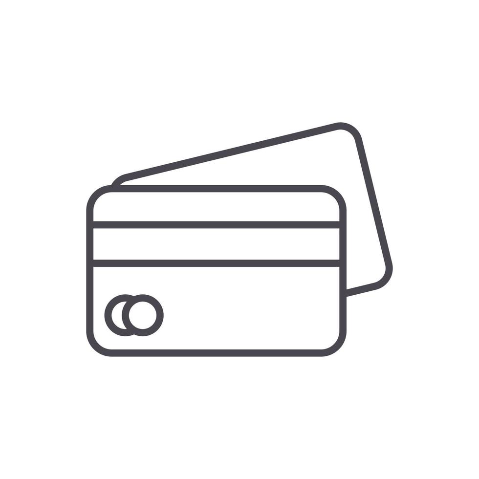 creditcard pictogram teken symbool logo vector