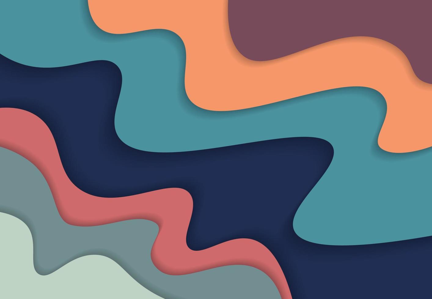 abstracte kleurrijke vrije stijl vorm patroon artwork ontwerp achtergrond. illustratie vector eps10