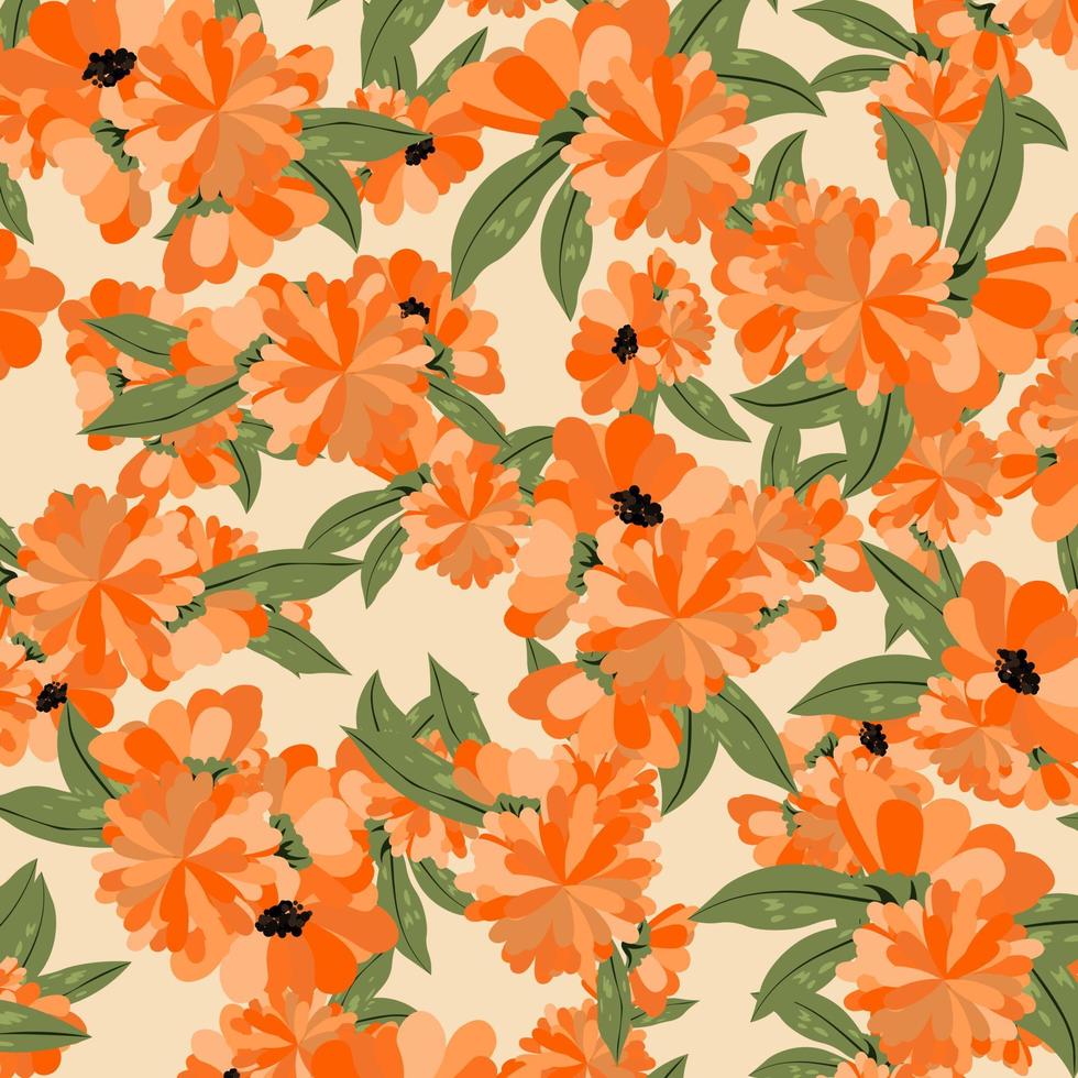 abstracte bloem patroon achtergrond. vectorillustratie. vector