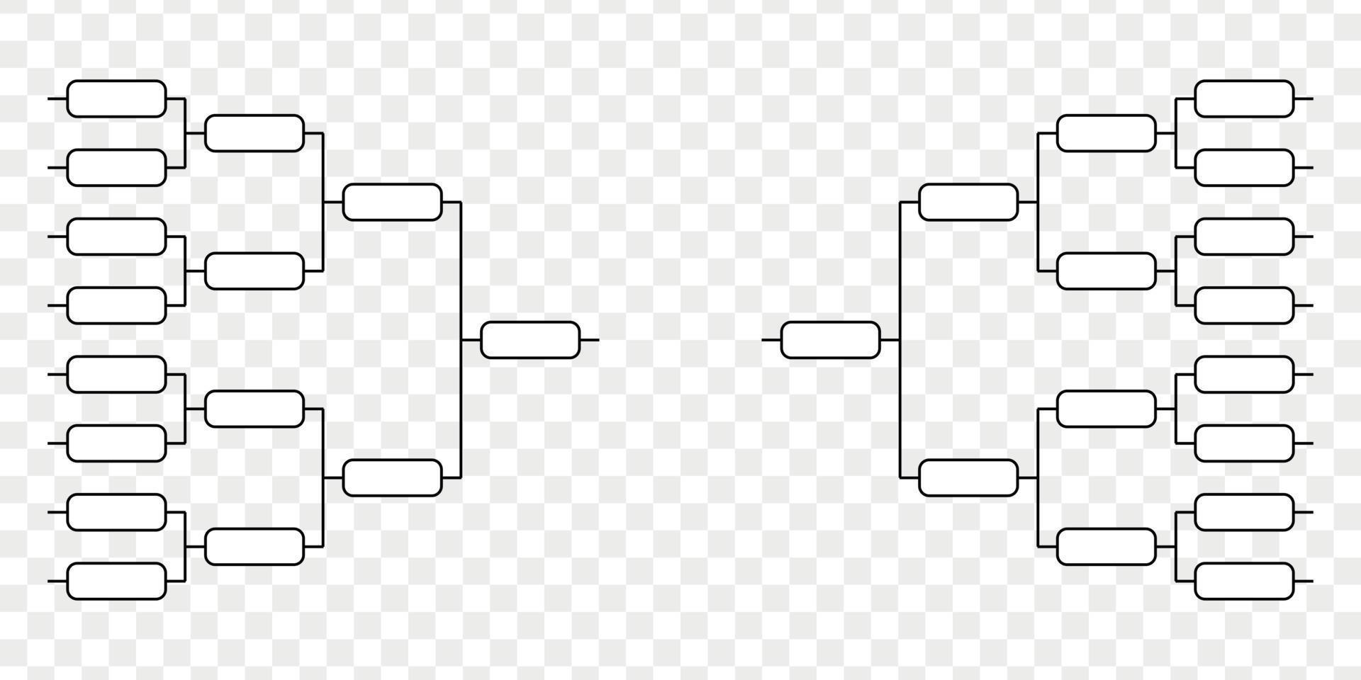 team toernooi bracket vector