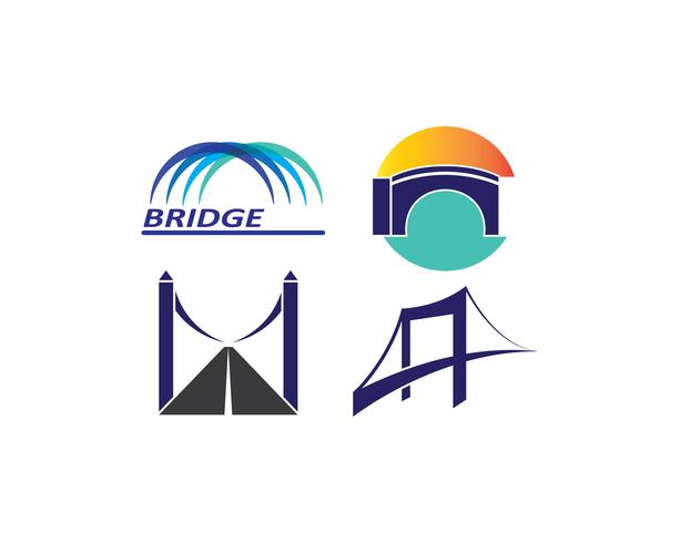 brug icon set vector