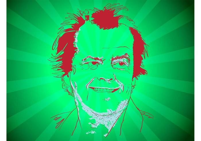 Jack nicholson vector