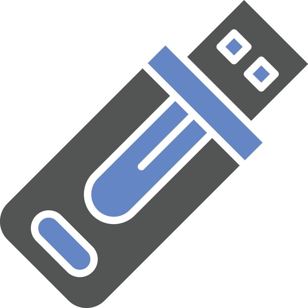 USB-drive pictogramstijl vector