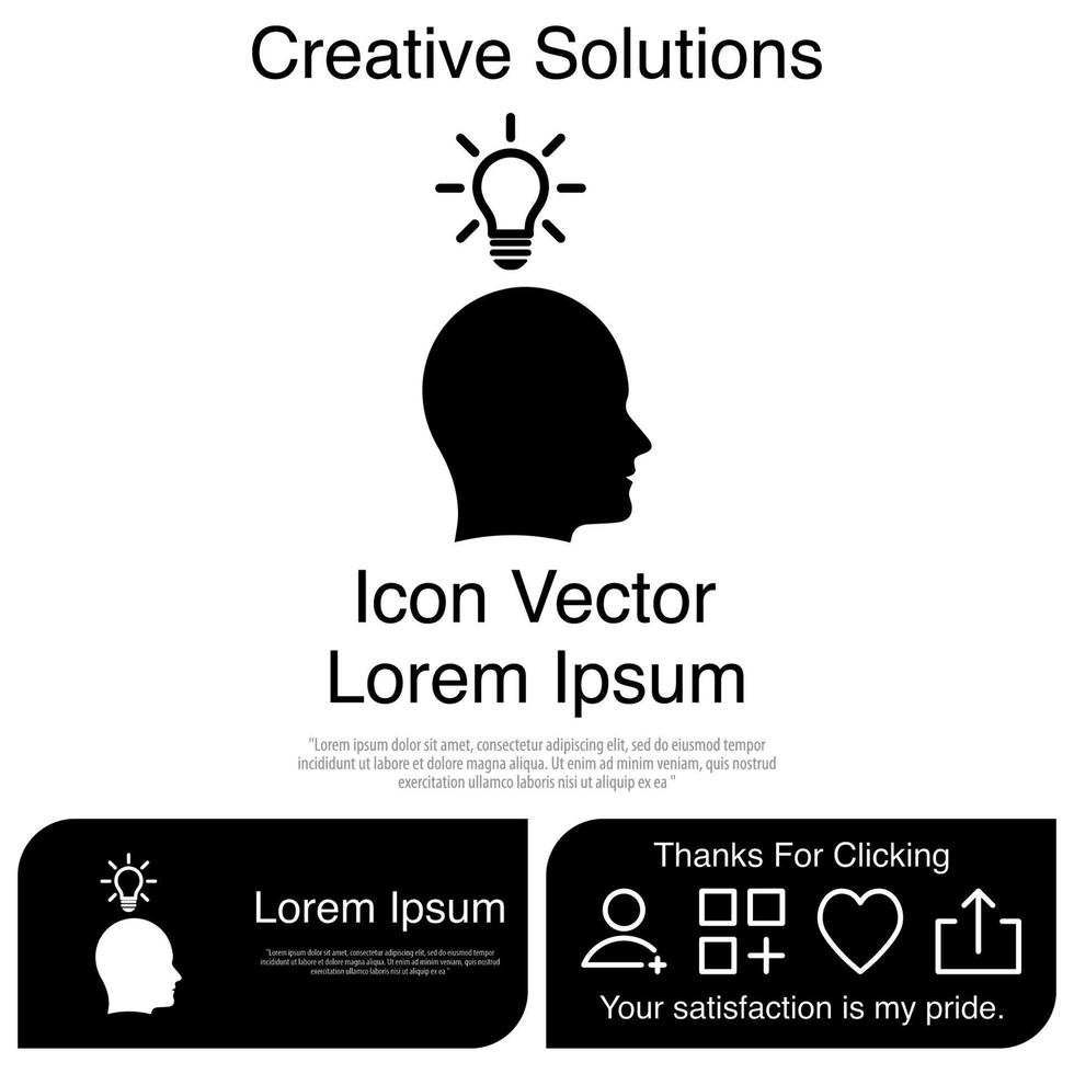 idee pictogram vector eps 10