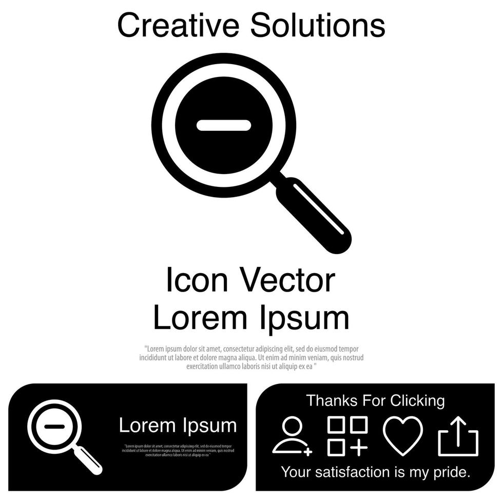 zoom pictogram vector eps 10