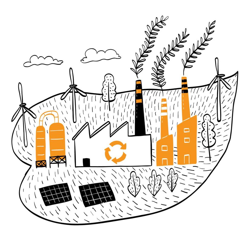 ecosysteem milieu concept vector