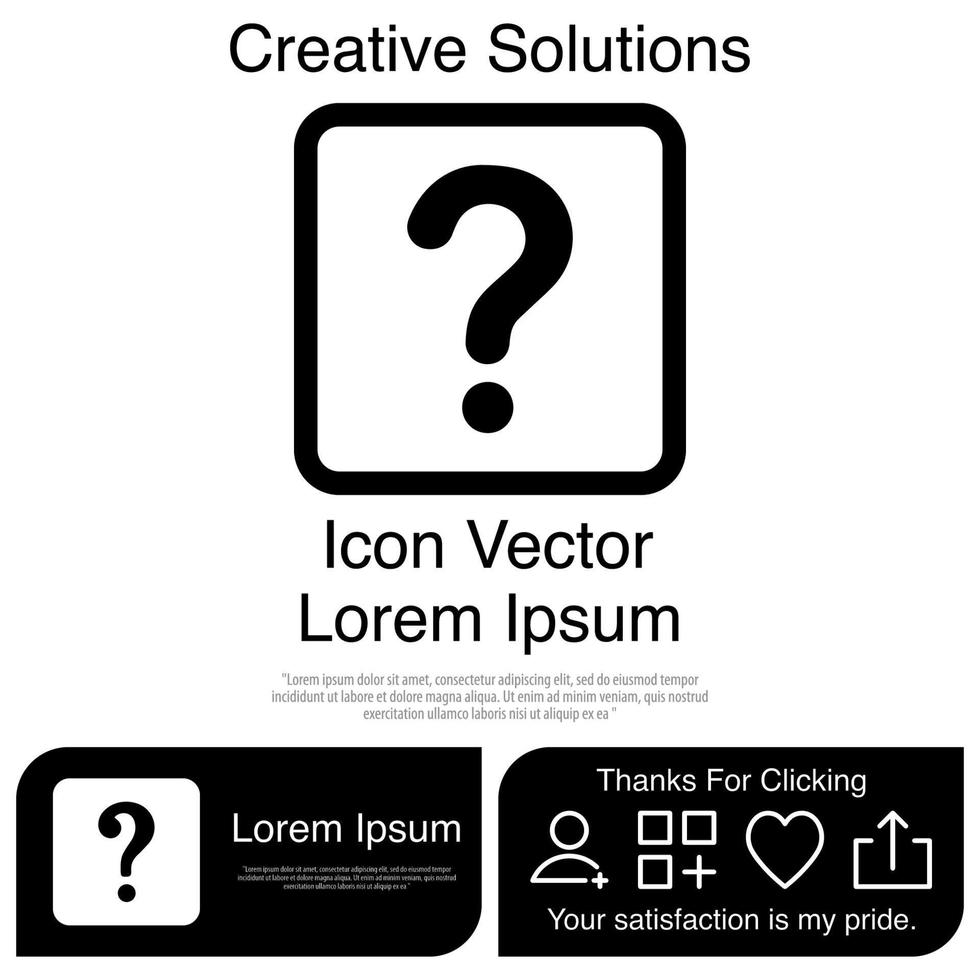 vraagteken pictogram vector eps 10