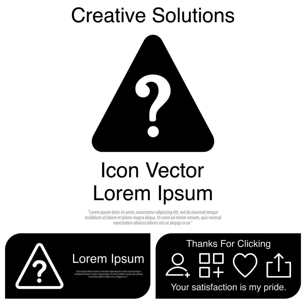 vraagteken pictogram vector eps 10