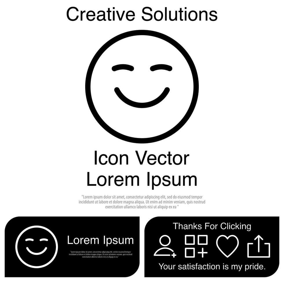 emoticon pictogram vector eps 10