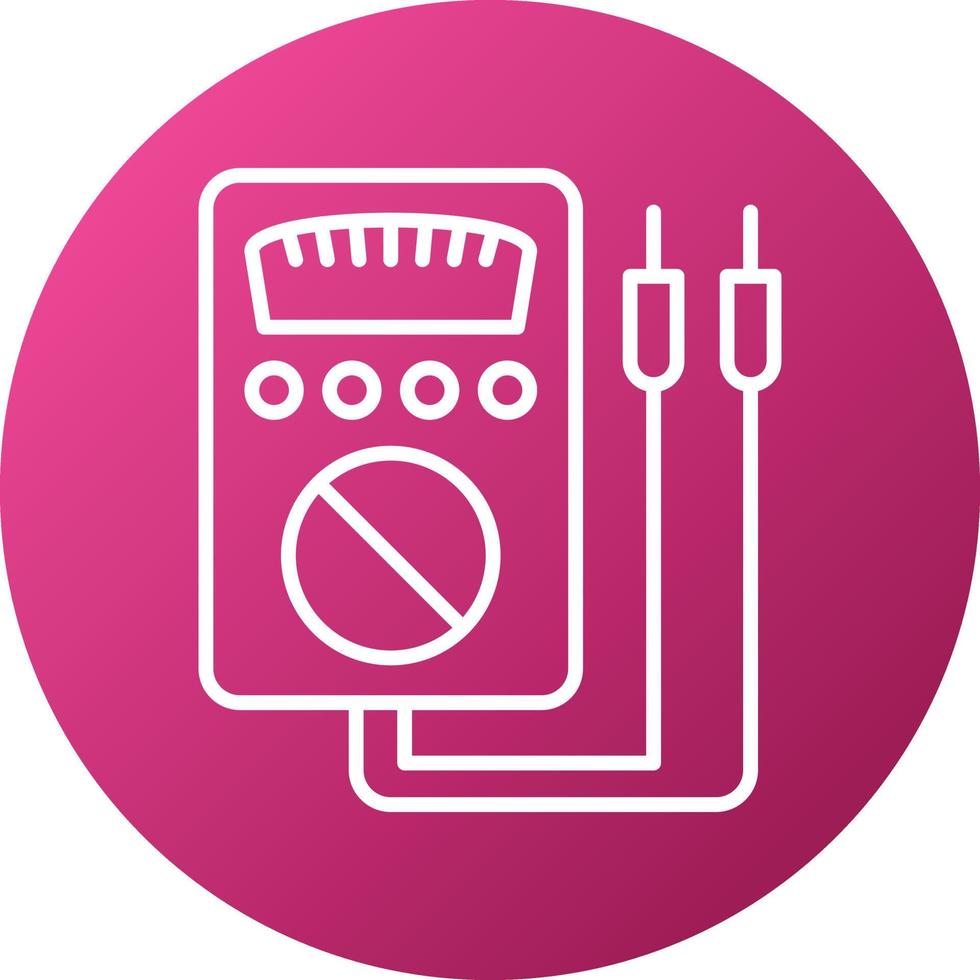 voltmeter pictogramstijl vector