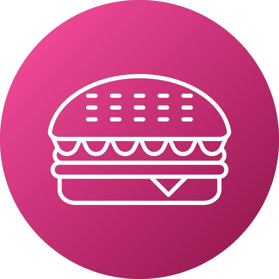 hamburger pictogramstijl vector