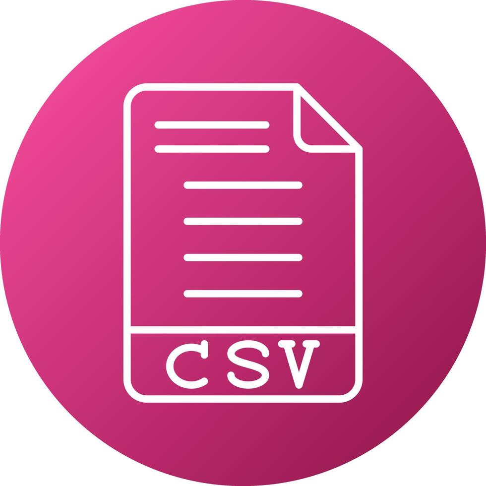 csv-pictogramstijl vector