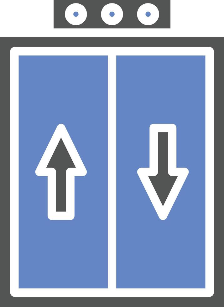 lift pictogramstijl vector