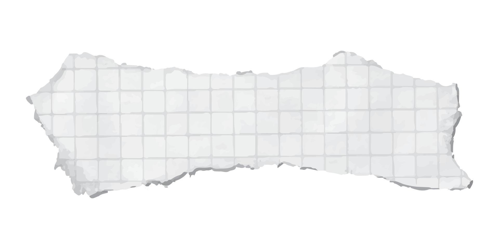vectorillustratie van gescheurde stukjes papier. grafische textuur achtergrond voor ontwerp. vector