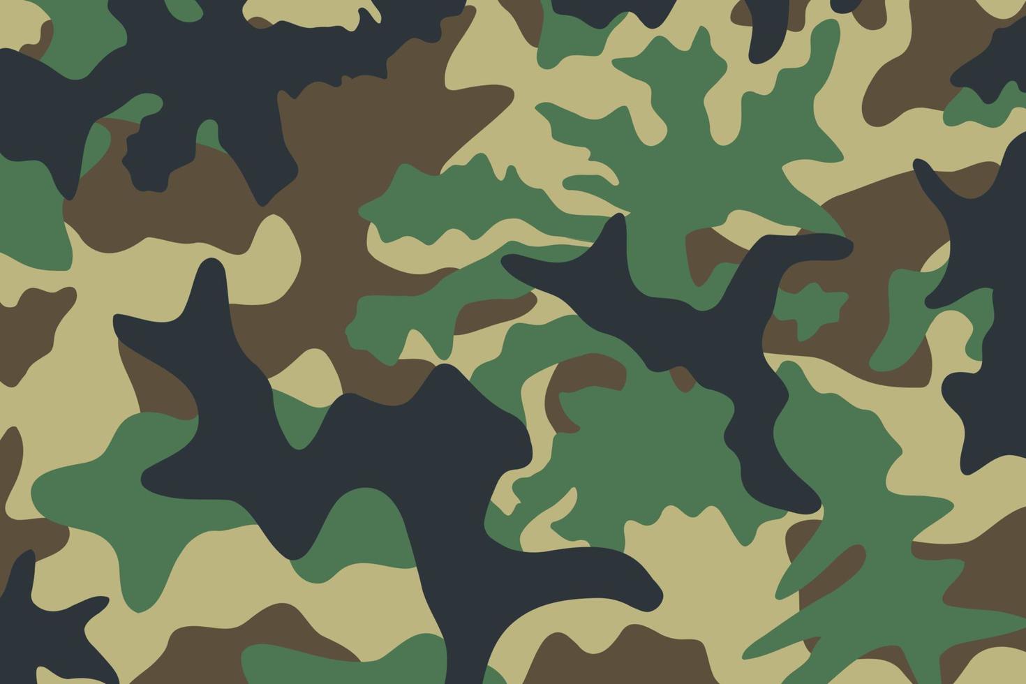 leger strepen camouflage patroon groen jungle bos slagveld militair brede achtergrond vector
