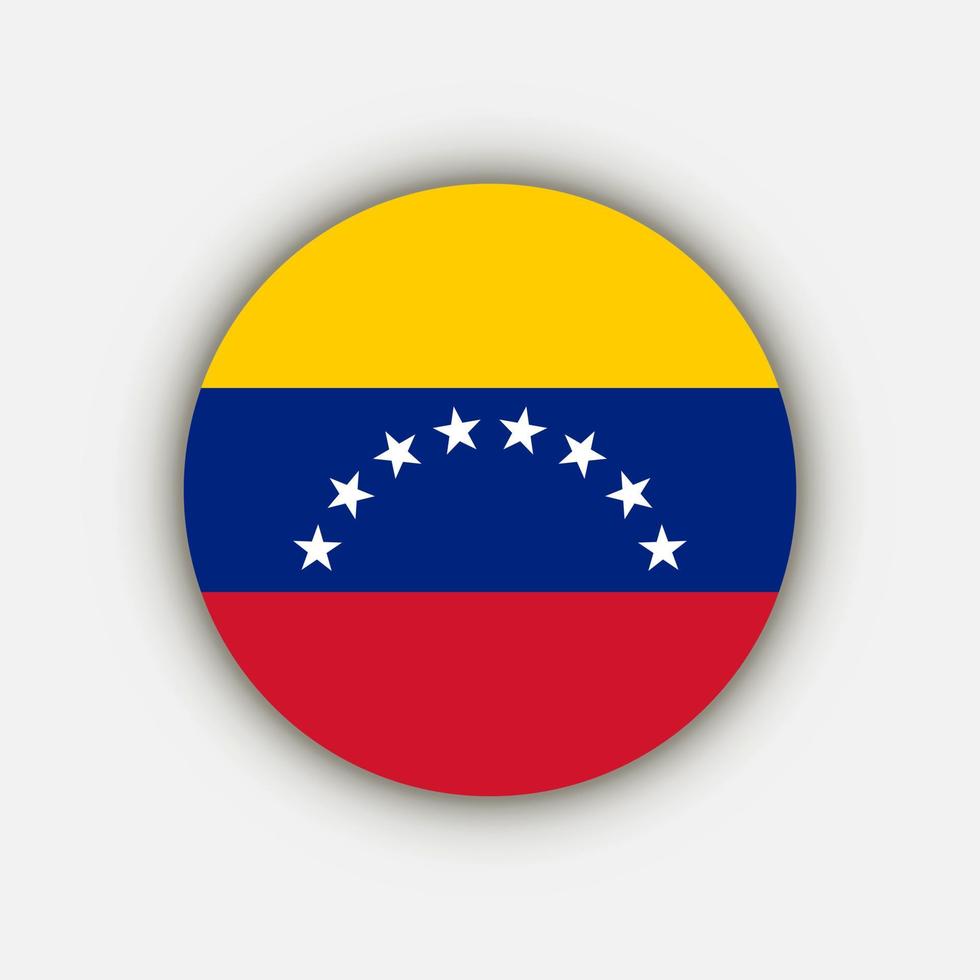 land Venezuela. vlag van venezuela. vectorillustratie. vector