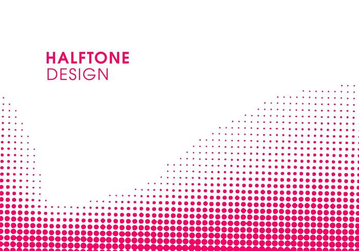 Abstract roze modern halftone ontwerp als achtergrond vector