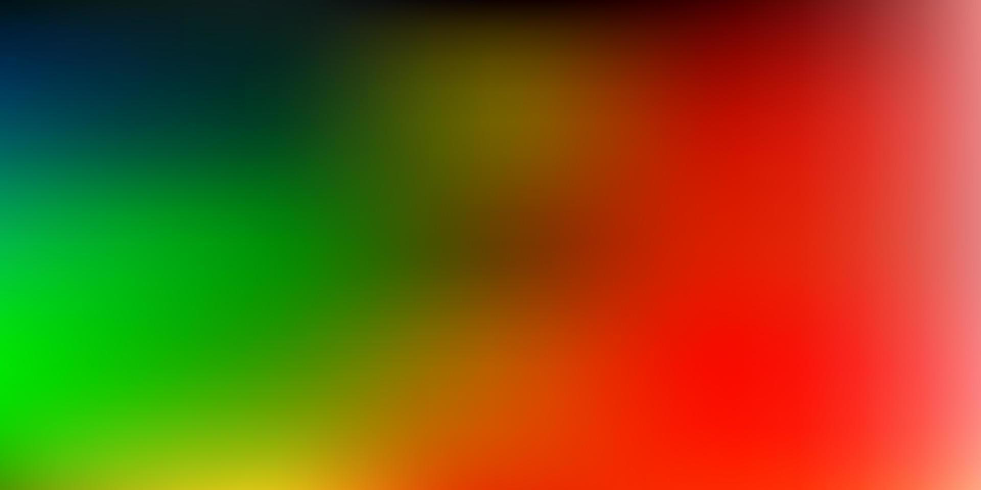donkere veelkleurige vector achtergrond wazig.
