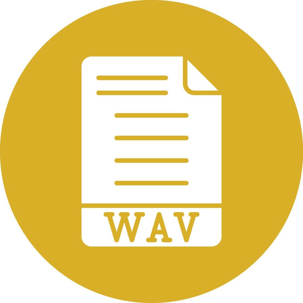 wav-pictogramstijl vector