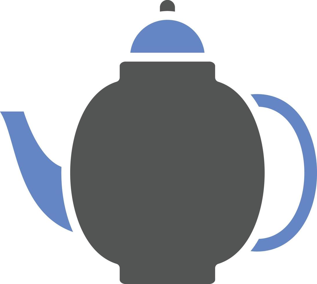 theepot pictogramstijl vector