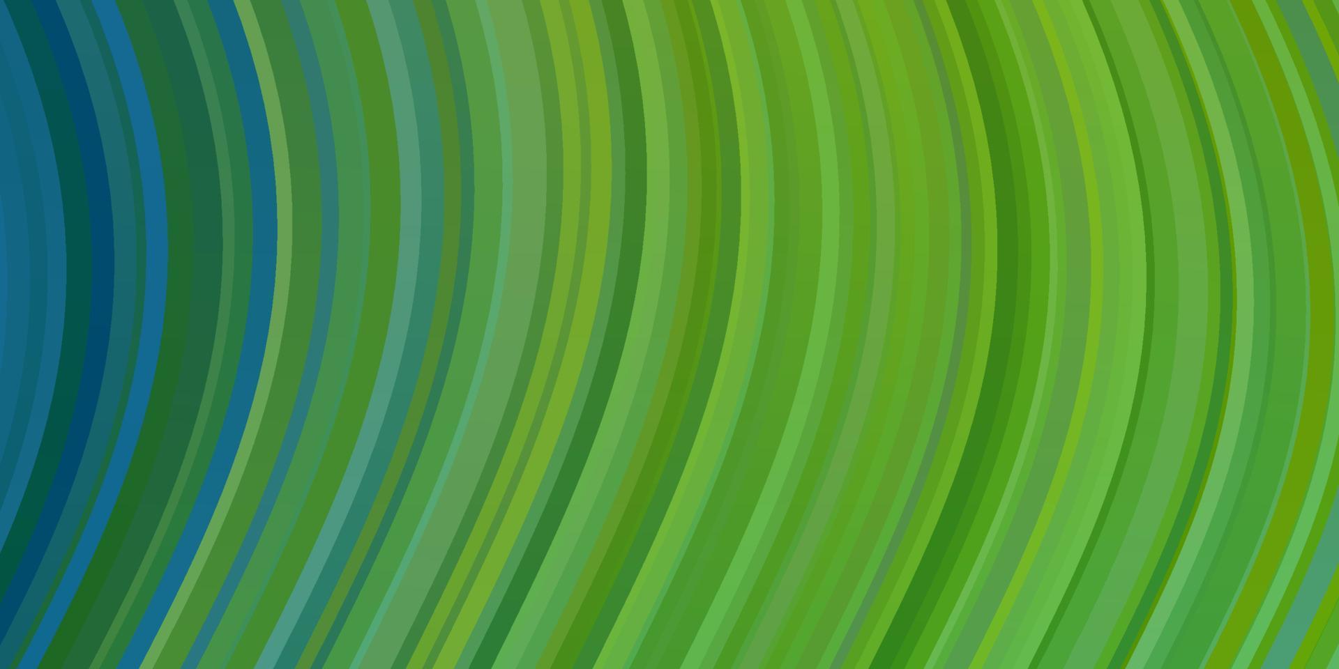 lichtblauwe, groene vectorlay-out met cirkelboog. vector