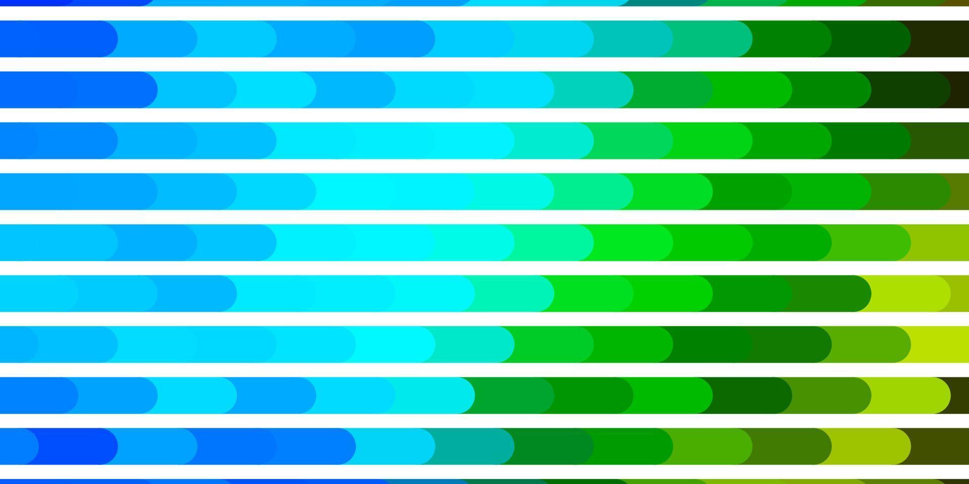 lichtblauwe, groene vectorachtergrond met lijnen. vector