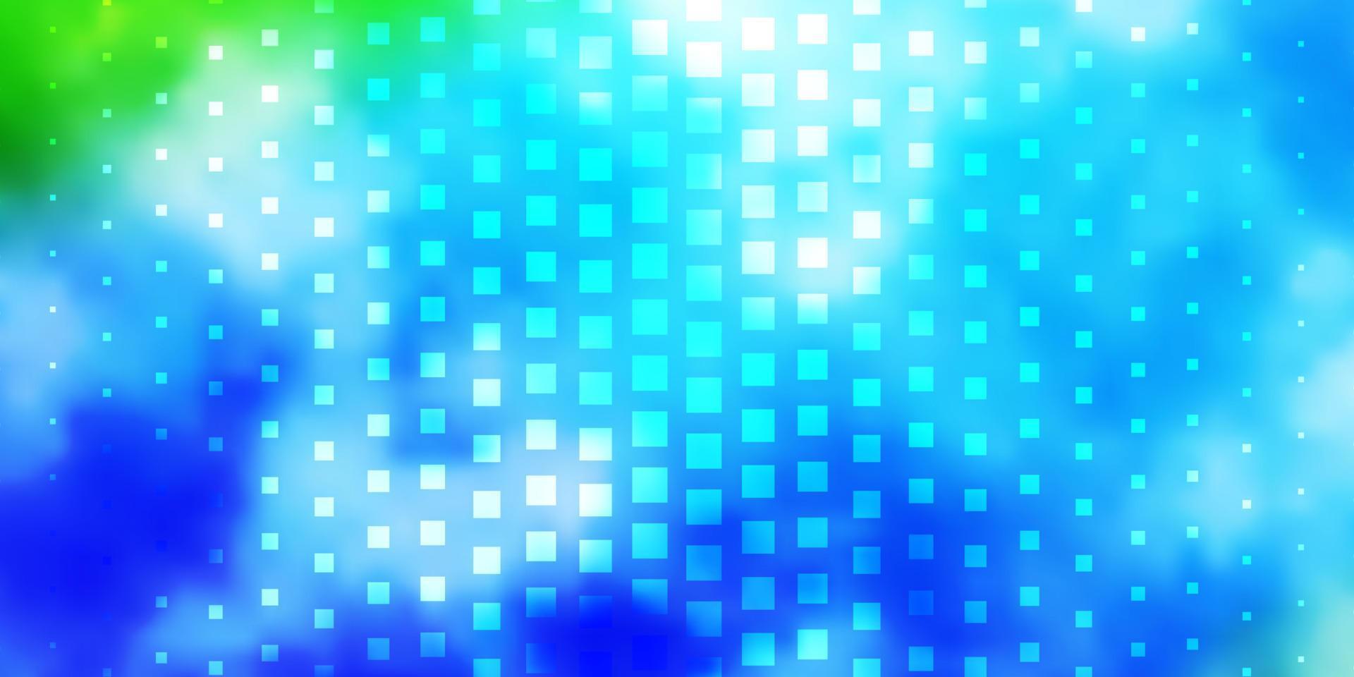lichtblauwe, groene vectorachtergrond in veelhoekige stijl. vector