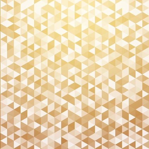 Abstracte luxe gestreepte geometrische driehoek patroon gouden kleur vector