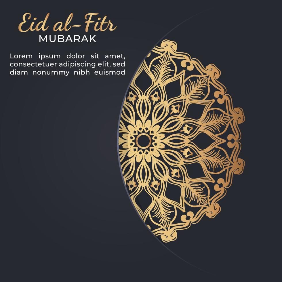 eid mubarak feestelijke illustratie. vector